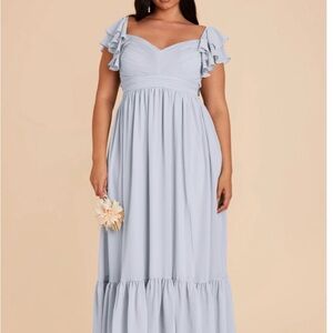 Birdy Grey ice blue bridesmaid dress, size 1X, EUC